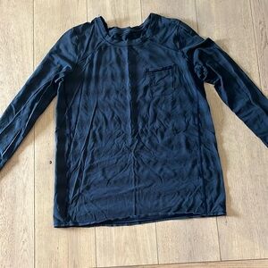 black striped monochrome long sleeve
Lululemon